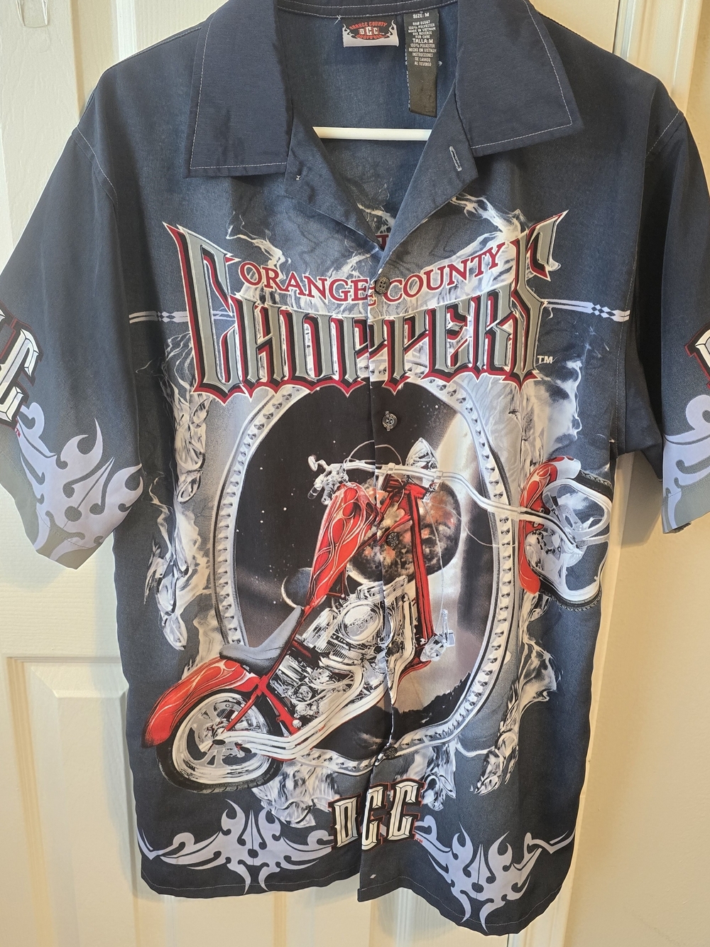 engines):
Vintage Orange County Choppers Shirt Medium Y2K OCC Motorcycle Chopper